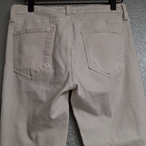 NWOT Just Black White Distressed Ankle Skinny Jean Size 29 - Picture 7 of 9